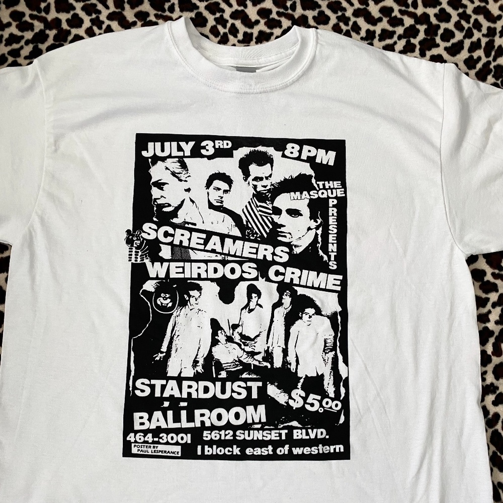 Screamers Weirdos Vintage Flyer Tee